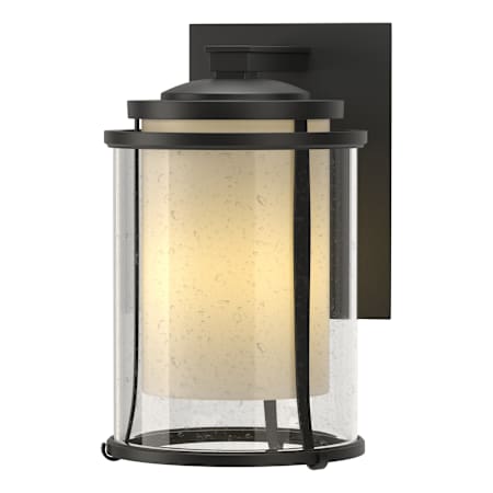 Hubbardton Forge Meridian 16" Tall Outdoor Wall Sconce Coastal Black