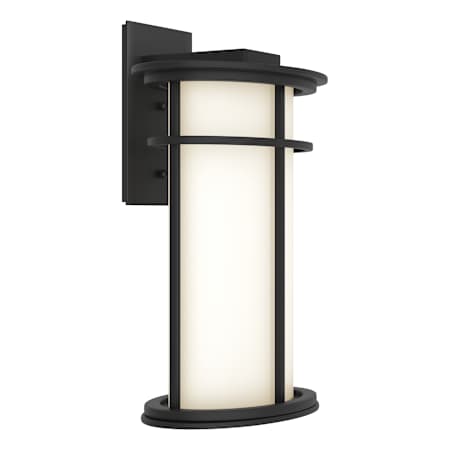 Hubbardton Forge Province 15" Tall Outdoor Wall Sconce Coastal Black