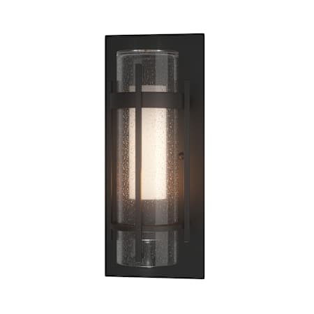 Hubbardton Forge Torch 12" Tall Outdoor Wall Sconce Coastal Black