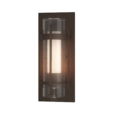 Hubbardton Forge Torch 16" Tall Outdoor Wall Sconce Coastal Bronze / Seedy