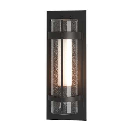 Hubbardton Forge Torch 21" Tall LED Outdoor Wall Sconce Coastal Black