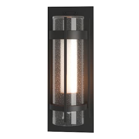Hubbardton Forge Torch 26" Tall Outdoor Wall Sconce Coastal Black
