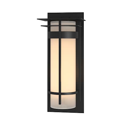 Hubbardton Forge Banded 26" Tall Outdoor Wall Sconce Coastal Black