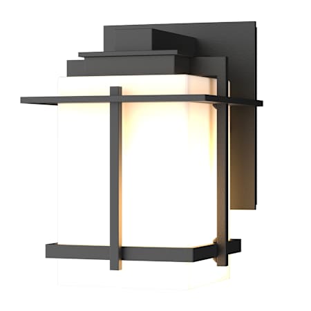 Hubbardton Forge Tourou 8" Tall LED Outdoor Wall Sconce Coastal Black