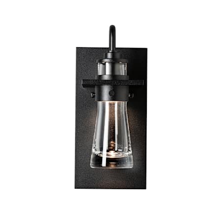 Hubbardton Forge Erlenmeyer 11" Tall Outdoor Wall Sconce Coastal Black