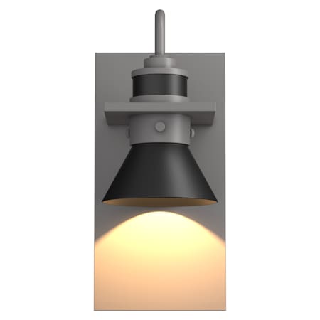 Hubbardton Forge Erlenmeyer 11" Tall Outdoor Wall Sconce Burnished Steel