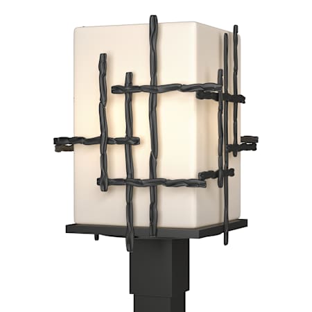 Hubbardton Forge Tura 17" Tall Post Light Coastal Black