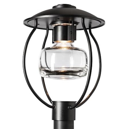 Hubbardton Forge Mason 17" Tall Post Light Coastal Black