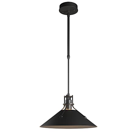 Hubbardton Forge Henry 15" Wide Outdoor Pendant Coastal Black