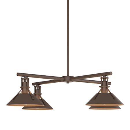 Hubbardton Forge Henry 4 Light 36" Wide Outdoor Pendant Coastal Bronze