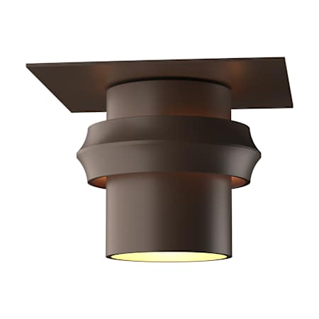 Hubbardton Forge Twilight 9" Wide Semi-Flush Outdoor Ceiling Fixture Coastal Bronze