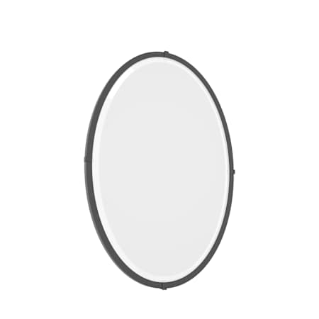 Hubbardton Forge Beveled Oval 22-5/16"W x 31-11/16"H Oval Beveled Aluminum Accent Mirror Black