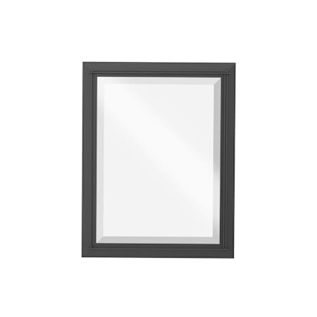 Hubbardton Forge Metra 26"W x 32"H Rectangular Beveled Steel Accent Mirror Black