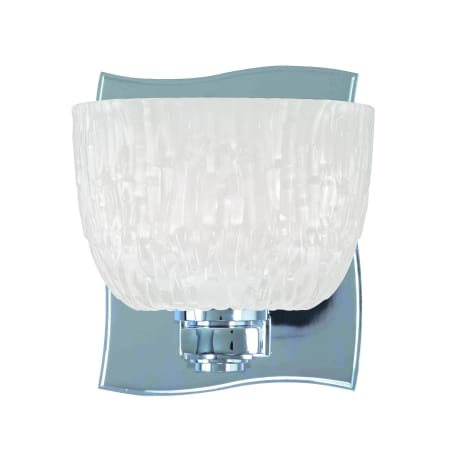 Hudson Valley Lighting Cove Neck Single Light 6" Tall Bathroom Sconce Polished Chrome