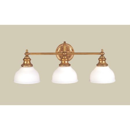 Hudson Valley Lighting Sutton 3 Light 26" Wide Bathroom Vanity Light Aged Brass