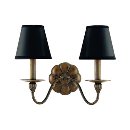 Hudson Valley Lighting Fairlee 2 Light 15" Tall Wall Sconce Distressed Bronze