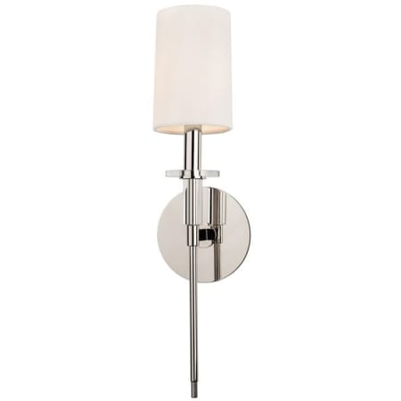 Hudson Valley Lighting Amherst Single Light 19" Tall Wall Sconce Polished Nickel