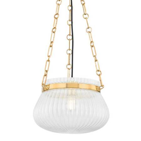 Hudson Valley Lighting Granby 13" Wide Pendant Aged Brass
