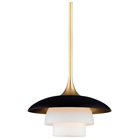 Hudson Valley Lighting Skylar Single Light 14" Tall LED Wall Sconce Aged Brass