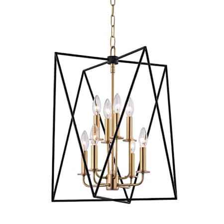 Hudson Valley Lighting Laszlo 8 Light 18" Wide Taper Candle Chandelier Aged Brass