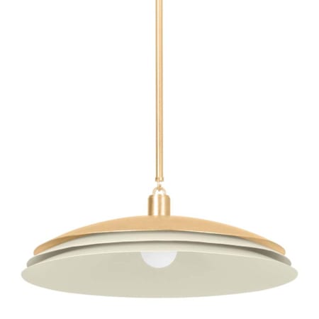 Hudson Valley Lighting Oneida 24" Wide Pendant Vintage Gold Leaf / Soft Sand