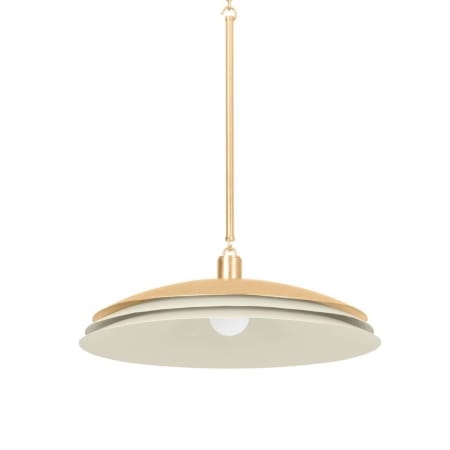 Hudson Valley Lighting Oneida 24" Wide Pendant Vintage Gold Leaf / Soft Sand