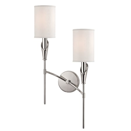 Hudson Valley Lighting Tate 2 Light 25" Tall Wall Sconce Polished Nickel