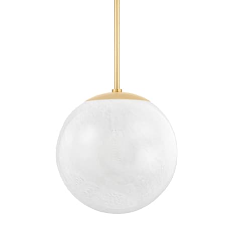Hudson Valley Lighting Burlington 16" Wide Globe Pendant Aged Brass