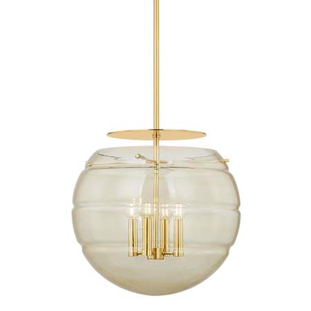 Hudson Valley Lighting Gill 4 Light 20" Wide Pendant Aged Brass