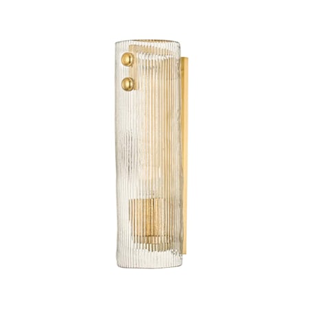 Hudson Valley Lighting Prospect Park 14" Tall Wall Sconce Aged Brass