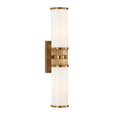 Hudson Valley Lighting Harper 2 Light 5" Wide Bath Bar Aged Brass