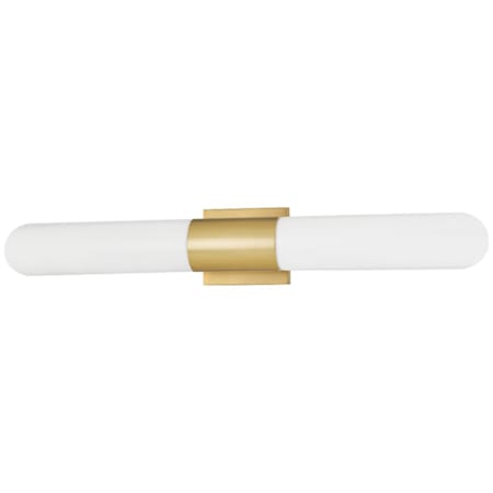 Hudson Valley Lighting Carlin 2 Light 27" Tall Wall Sconce Aged Brass