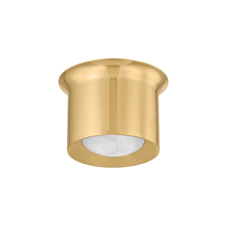 Hudson Valley Lighting Noxon 7" Wide Flush Mount Ceiling Fixture Aged Brass