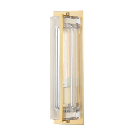 Hudson Valley Lighting Hawkins 17" Tall Wall Sconce Aged Brass