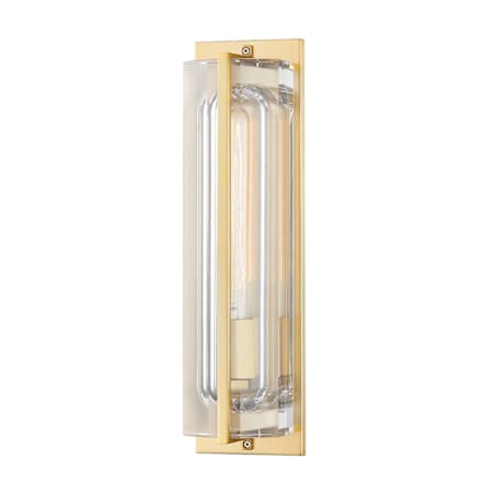 Hudson Valley Lighting Hawkins 17" Tall Wall Sconce Aged Brass