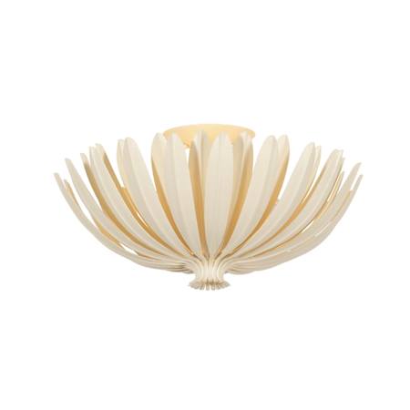 Hudson Valley Lighting Whitfield 3 Light 18" Wide Semi-Flush Bowl Ceiling Fixture Cream Plaster