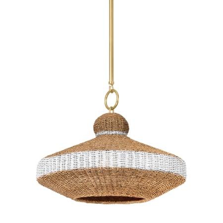Hudson Valley Lighting Bethel 21" Wide Pendant Vintage Gold Leaf