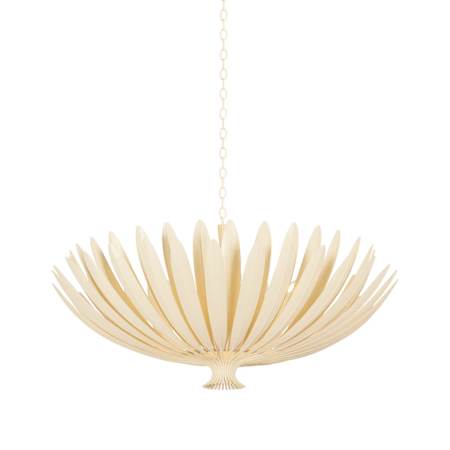 Hudson Valley Lighting Whitfield 12 Light 48" Wide Pendant Cream Plaster