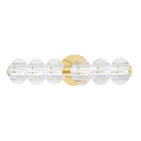Hudson Valley Lighting Lindley 2 Light 24" Wide LED Bathroom Vanity Light Aged Brass