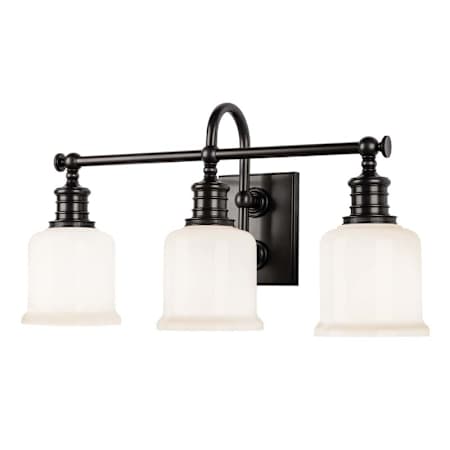 Hudson Valley Lighting Keswick 3 Light 21" Wide Bathroom Vanity Light Old Bronze