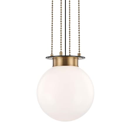 Hudson Valley Lighting Gunther Single Light 14" Wide Pendant Aged Old Bronze
