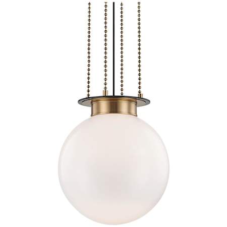 Hudson Valley Lighting Gunther Single Light 17" Wide Pendant Aged Old Bronze