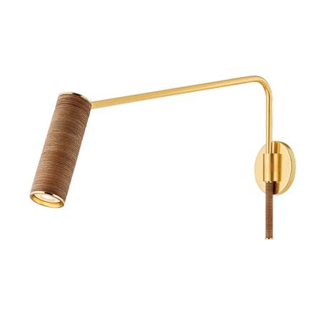 Hudson Valley Lighting Narragansett 17" Tall Wall Sconce Aged Brass