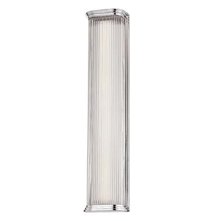 Hudson Valley Lighting Newburgh 25" Tall LED Wall Sconce Polished Nickel