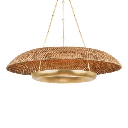 Hudson Valley Lighting Oaklyn 48" Wide Ring Chandelier Vintage Gold Leaf