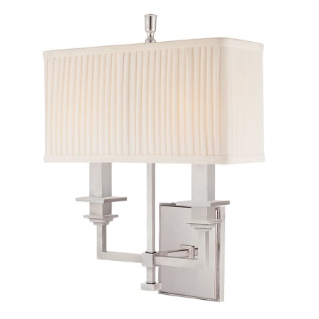 Hudson Valley Lighting Berwick 2 Light 16" Tall Wall Sconce Polished Nickel