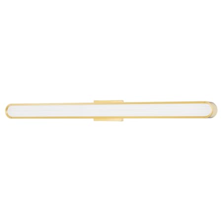 Hudson Valley Lighting Starkey 33" Wide LED Bath Bar Aged Brass