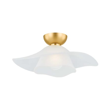 Hudson Valley Lighting Netherlee 18" Wide Semi-flush Ceiling Fixture Aged Brass