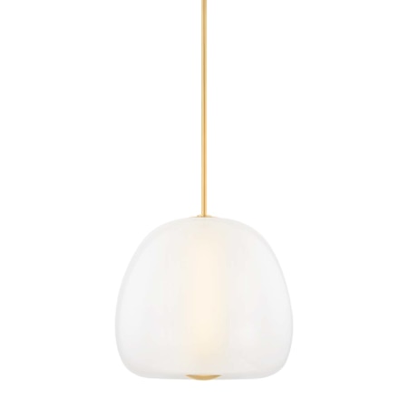 Hudson Valley Lighting Scranton 19" Wide Pendant Aged Brass