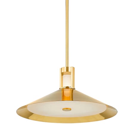 Hudson Valley Lighting Clermont 20" Wide LED Pendant Aged Brass